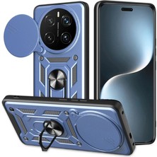 Nanospace Honor Magic 7 Pro Uyumlu Kamera Korumalı Sürgülü Yüzüklü Standlı Kapak