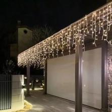 3m 100 LED Çakarlı IP65 Dış Mekan Saçak Perde Midastech