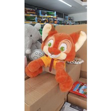 BNG STR Oyuncak Peluş Sevimli Kıyafetli Tilki Uyku Arkadaşı 45 cm
