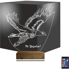 Luvivia Kartal Taraftar Kişiye Özel 3D Lamba - Masa Gece Lambası