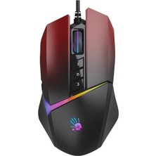 Zemira Bloody W60 Max 10.000 Cpi 10 Tuş Optik Rgb Uc3&4 Aktif Kablolu Kırmızı (Oyuncu) Mouse