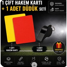 Hakem Kartı Bir Sarı Bir Kırmızı Kart Red Card Yellow Card