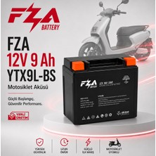 Fza 12 V 9 Ah Dik Motor Aküsü ( 12N9-BS )