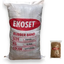 Ekoset 70MM Kauçuk Paket Ambalaj Lastiği 12KG Koli