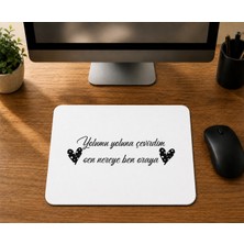 Mor Mürekkep Yolumu Yoluna Çevirdim - Baskılı Mouse Pad