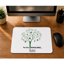 Mor Mürekkep Para Ağacı - Baskılı Mouse Pad