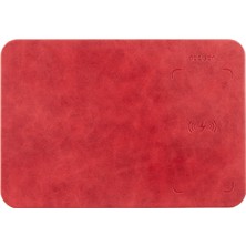 Zemira Addison Wmp-15 28,5X19,5X0,5CM Kırmızı Şarj+Mouse Pad