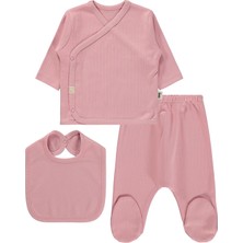 Civil Baby Basic 3lü  Zıbın Takımları - Pembe