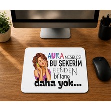 Mor Mürekkep Aura Meselesi Bu Şekerim - Baskılı Mouse Pad