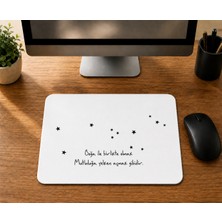 Mor Mürekkep Boğa Burcu ve Onla Alakalı Komik Açıklama - Baskılı Mouse Pad