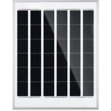 Haz Solar 55W Güneş Paneli Solar Panel Karavan Kamp Tekne Akü Şarj Bağ Evi Güneş Enerjisi