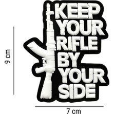 Da Tüfeğinizi Yanınızda Tutun Pvc Velcro Patch DA-NAS-221
