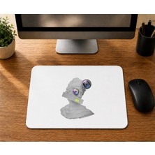Mor Mürekkep Heykel Tasarım - Baskılı Mouse Pad