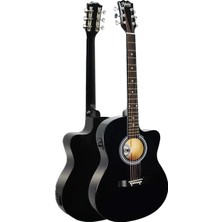 Zemira RG-560BK Pack Siyah Elektro Akustik Gitar Full Set Ekolayzerli 40 Inç 4/4 Yetişkin