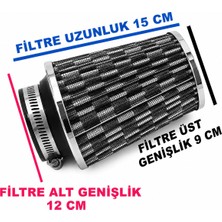 Carlone Hks 63MM Dar Huni Tip Açık Hava Filtresi-Performans Açık Hava Filtresi