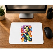 Mor Mürekkep Gözler Üzerimizde Tasarım - Baskılı Mouse Pad