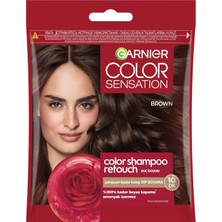 Zemira Color Shampoo Retouch Şampuan Kolaylığında Dip Boyası, Kahve 4.0
