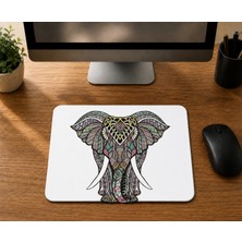 Mor Mürekkep Fil Tasarım - Baskılı Mouse Pad