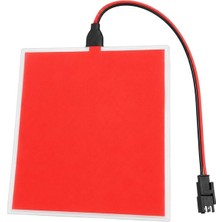 Zenviaa PM-37728 100X100MM Elektrominesans (El) 3V LED Panel Kırmızı Aydınlatmalı Esnek Yapı Z