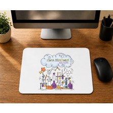 Mor Mürekkep Kişiye Özel Kimya Öğretmeni - Baskılı Mouse Pad