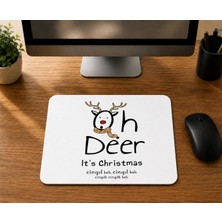 Mor Mürekkep Cingıl Bels - Baskılı Mouse Pad