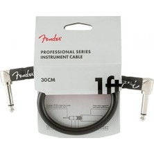 Fender Professional L/l Uç 30 cm Siyah Pedal Ara Kablosu