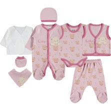 Civil Baby Ayı Empirme 8 Li  Zıbın Setleri - Lila