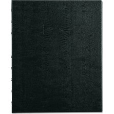 Zemira Blueline Notepro Defter, Tek Konu, Dar Çizgili, Siyah Kapak, 75 Yaprak 23,5 x 18,4 cm