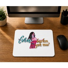Mor Mürekkep Evin Barkın Yok Mu - Baskılı Mouse Pad