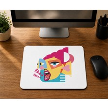 Mor Mürekkep Pembe Çığlık - Baskılı Mouse Pad
