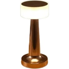 Zenviaa Kablosuz Renkli Masa ve Gece Lambası Altın Rengi Dokunmatik LED Lamba ZENVIAA365423