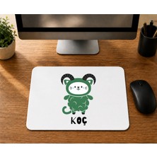 Mor Mürekkep Koç Burcu ve Onla Alakalı Komik Açıklama - Baskılı Mouse Pad