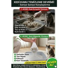 İnter Sunny 3 Adet Evcil Hayvan Kedi Kumu Filtresi, Elekli Filtre, LASTIKLI-KOKUSUZ-YIRTILMAZ-80X120 Ebat Jumbo Boy, Tüm Açık ve Kapalı Tuvalet Ebatlara Uyumlu, – Kedi Tuvaleti Temizleme Filtresi, Kedi Bakım