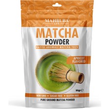 Mahbuba Kayısı Aromalı Matcha Çayı Tozu 50gr