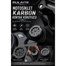 Sulaite Motosiklet Karbon Kontak Koruyucu Aksesuar Dekoratif Dönen Kapak