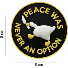 Da 3D Pvc Patch Peace Was Never An Option Düşman Ördek DA-NAS-281