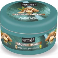 Zemira Dermokil Vegan Kil, Argan Bitkisel Keratan Doğal Saç Maskesi (300 Ml)