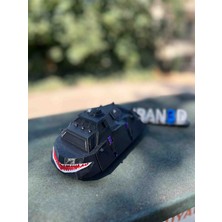 3D Baskı Fantastik Gülümseme Detaylı Zırhlı Araba Dekoratif Koleksiyon Modeli