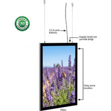 Snapper Magneco Ledbox Çift Taraflı Işıklı Çerçeve B1