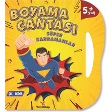 Yeti Kitap Boyama Çantası Süper Kahramanlar