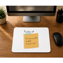 Mor Mürekkep Kendime Not Bir Insan Ya Nettir Ya Göttür Bu Kadar Basit - Baskılı Mouse Pad