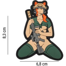 Da Silahlı & Sevimli Pvc Velcro Patch DA-NAS-194