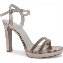 Esstii Rose Gold Taşlı Platform