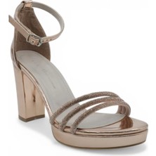 Esstii Rose Gold Taşlı Platform
