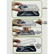 Apple iPhone Modelleri ile Uyumlu "kolay Uygulama Aparatlı Kırılmaz Cam Ekran Koruyucu" Magic Box 5d/9d/hayalet Ekran Koruyucu Kolay Takılabilir