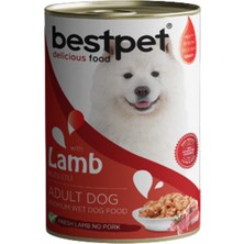 Bestpet kuzulu Yetişkin Köpek Konservesi 400GR