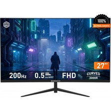 Gamebooster Lyrıs FF20 Fast Va Fhd 0.5ms 200HZ 27'' Curved Gamıng Monitör