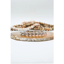 Serenite Collection Trigon Silver Renk Zirkon Bileklik