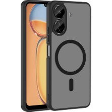 Roketcim Xiaomi Poco C65 Kılıf M-Safe Şarj Özellikli Babet Kapak