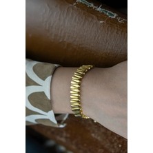 Serenite Collection Drop Altın Kaplama Bronz Bileklik
